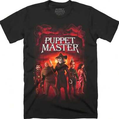 Puppet Master Strings Attached T-Shirt9220 g Camiseta de algodón para todas las estaciones de . Ligera. Transpirable. Considerada. Perfecta para salidas de primavera y aventuras de verano, esta camiseta de algodón puro de 220 g promete una comodidad increíble que dura todo el día. Es la base versátil para innumerables looks, desde conjuntos casuales de vacaciones hasta creativos disfraces de Halloween. Un regalo considerado sin esfuerzo que demuestra que te importa, temporada tras temporada.