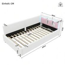 Futons - White + Velvet + 90cm*200cm - View 7