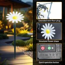 Solar Outdoor Garden Lawn Pilot Leds Light Waterproof Courtyard Flower Path Light String For Camping Wedding Christmas Decor - Moroccan Purple - View 6