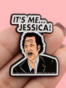 1PC Quote Brooch Cartoon Metal Badge Creative English Letter Jewelry Medal Clothing Brooch English Accessories - Nhiều màu - Xem 3