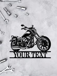 1 pièce Panneau métallique personnalisé pour moto, décoration murale de garage personnalisée, panneau de garage, panneau métallique pour couple de moto, œuvre d'art métallique pour moto - Cadeau pour les motards, Cadeau, Décoration pour couple de moto, Cadeau de mariage pour moto, Cadeau de Noël, Cadeau pour le père, le mari et le petit ami - Multicolore - Voir 8