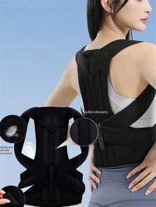 Unisex bequemer Haltungskorrektur - Verstellbare atmungsaktive Haltungsstütze - Nahtloses Design, unterstützt Oberkörper, Wirbelsäule, Nacken und Schultern - Geeignet für den täglichen Gebrauch, stabilisiert Schlüsselbein - fördert eine gesunde Haltung, verhindert Buckelbildung - Geeignet für Teenager, Sommer Lässig Outdoor Sport, Urlaub, Abschlussgeschenke, Geburtstagsaccessoires oder täglichen Gebrauch - Verschiedenfarbig - Übersicht 7