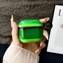 1 件装夜光苹果耳机保护壳，外观流畅，防震、防护、防尘、时尚，适合青少年和年轻人，日常使用和礼物 - 彩色 - 查看 8