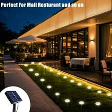 Solar Outdoor Garden Lawn Pilot Leds Light Waterproof Courtyard Flower Path Light String For Camping Wedding Christmas Decor - Moroccan Purple - View 7