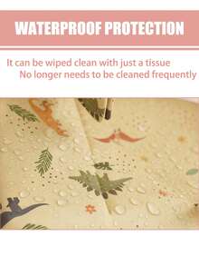 Baby Stokke Tripp Trapp Classic Kissen, leicht zu reinigen, wasserdicht, weiches Sitzkissen für Babys, Dinosaurier und Einhorn Motiv, Zubehör für Hochstuhl Tripp Trapp - Verschiedenfarbig - Übersicht 4