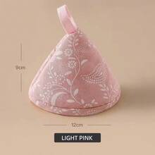 1pc Cotton Oven Mitt, Heat Resistant Kitchen Pot Holder, Microwave Glove