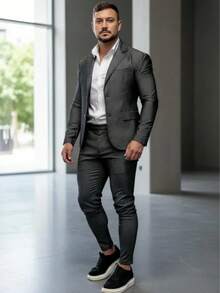 Men Suits - สีเทา - ดู 2