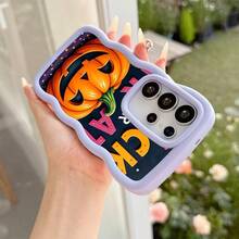 Halloween Pumpkin Phone Case Lightweight Shockproof Non-Yellowing for  17 Pro Max 16 Pro Max 16e 15 Plus 14 13 12 11 XS Max XR X Trick or Treat Design Slim