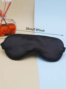 1pc Shading Sleep Eye Mask Imitation Silk Ice Feel Comfortable, Relaxing Fatigue, Lunch Rest, Sleeping ﻿