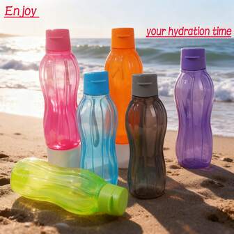 Large-Capacity Sports Space Water Bottle - Pp Material Is Resistant To Falling, Reusable, Streamlined Waist, With A Rope To Carry, Not Easy To Slide, Outdoor Sports, Basketball, Badminton, Cycling, Home Leisure, Canteen, And Office Are All Good Choices