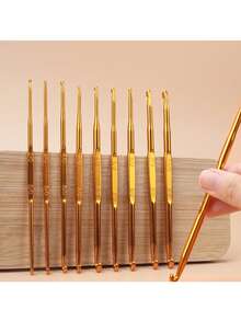 16 Sizes Crochet Hooks Set For Beginners, Ergonomic Soft Grip Crochet Needles Kit, Suitable For Crochet Learners, Great Gift For Women - Multicolor - View 6