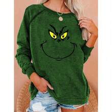 Christmas Monster Green Fur Sweatshirt