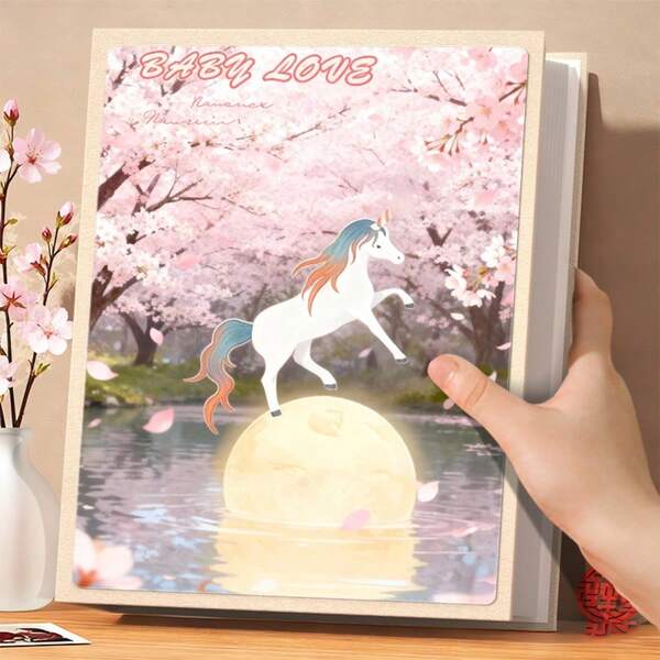 6-Inch Photo Album Holds 200 Photos, Family & Children Memory Album, Creative Gift For Photography Studio