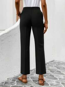 TAD Women Pants - Black - View 3