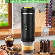 2026 Portable Coffee Machine, Self Heating Italian Espresso Machine With USB-C, LED Display Screen, Compatible With Coffee Powder And Capsules - Portable Espresso Machine Suitable For Cars, RVs, Camping, Offices - Multicolor - View 4