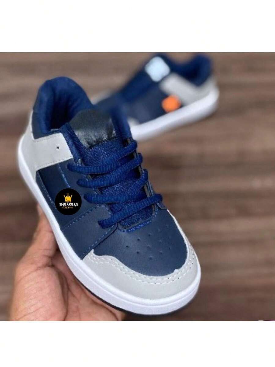 MANTECA 4 ADULT AND CHILDREN'S CASUAL BLACK AND WHITE TENNIS SHOES - Màu xanh hải quân - Xem 1