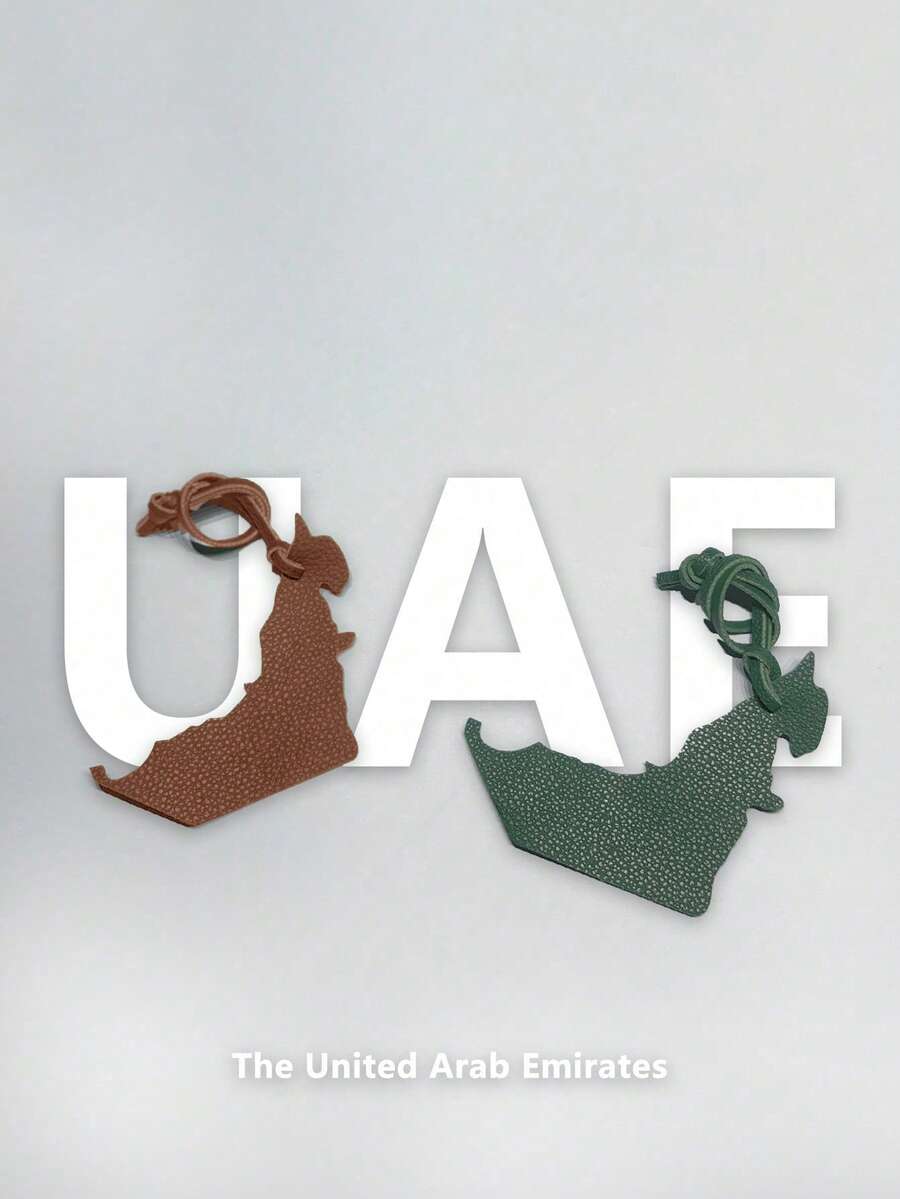 1个纯色PU材质时尚优雅简约百搭个性化可爱趣味阿联酋地图造型图案背包单肩包斜挎包手提包托特包腋下包化妆包其他收纳包挂件汽车挂件钥匙扣裤腰挂件行李挂件识别挂件适合情侣、女友、学生、男女通勤、日常约会、假期、旅行，也适合男士假期，送给女友、母亲的小礼物、生日礼物 - 彩色 - 查看 1