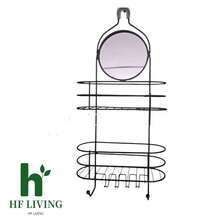 Estantes Organizador Ducha Y Jaboneras Accesorios Para Baño MODELO 1 - Plateado - Ver 6