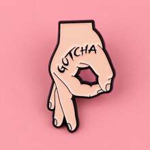 Cute Enamel Pin Brooch Pines Lapel Pins Badge On Backpack Clothing Accessories Jewelry Gifts - 黑色 - 查看 5