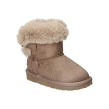 CONGUITOS | Stivali australiani Conguitos per ragazze – Stivali in pelle di pecora color talpa – Stivali slip-on – Stivali invernali – Idrorepellenti – Comodi e versatili – Alla moda – Modello OSSH140066 - Beige - Visualizzare 2
