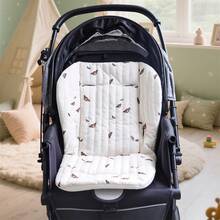 Baby Stroller Seat Cushion Pattern Print Seat Mattress Pad For Carriage,Bassinet Pram - Yellow - View 5