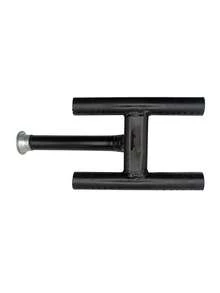 Quemador de gas tipo H para parrilla 18 cm, ideal para planchas, asadores y cocinas de alto rendimiento, accesorio cocina profesional - Negro - Ver 2