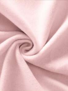 1 pieza Sudadera con capucha forrada de felpa para niña preadolescente, ropa de estudiante de invierno cálida, adecuada para niños, parte superior de manga larga para otoño/invierno