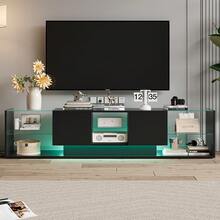 Comanlai Television Stands & Entertainment Centers - nero - Visualizzare 2