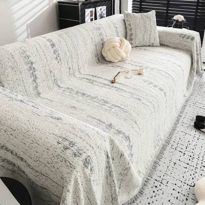 1 件装雪尼尔沙发毯/沙发套 - 北欧复古设计，可机洗，宠物友好，四季皆宜 | 超大豪华沙发毯，理想的乔迁礼物