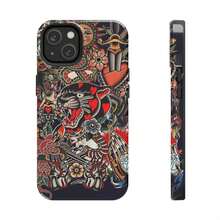 EdHardy Skull Phone Case For Samsung S24 Ultra And  17, 16, 15, 14, 13, 12, 11 Pro Max, X, Plus, Screen Protector, Retro Collage Case With Lexan Plastic & TPU Lining - Aesthetic & Protective Phone Accessory Protection Mermaid - 混合色1 - 查看 3