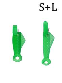 自动鱼形穿线器，适用于缝纫机，可用于针线活、刺绣、缝纫工艺、DIY艺术，轻松快速地穿好手工针！迷你缝纫机穿线器，带钩，鱼形针头插入工艺 - 彩色 - 查看 10