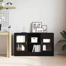 vidaXL Sideboard Schwarz 120 X 30,5 X 70 Cm Holzwerkstoff - nero - Visualizzare 4