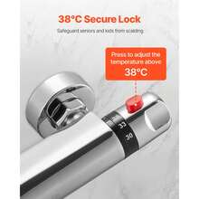 Flush Valves - Spezialventil, ein Loch, roter Punkt, Chromsilber - Ver 3