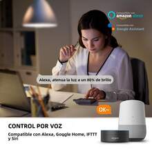 EDVELLA 9W RGB+CCT WiFi Smart LED Bulb, Suitable For Multiple Scenarios, Enjoy The Smart Lighting Experience - US A Type Plug(110-127V) - View 4