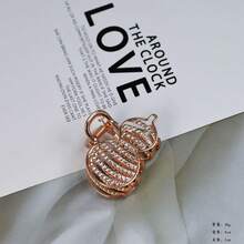 1 قطعة مشبك شعر معدني بشكل خاص للنساء في عيد الميلاد - مرصع بالراين ، أنيق وفاخر ، قبضة آمنة لا انزلاق ، مناسب للشعر السميك ، إكسسوار شعر للاستخدام اليومي/الحفلات ، هدية مثالية