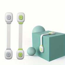 4 pièces Serrure pour enfants grise, serrure adhésive pour tiroir, réfrigérateur, porte de four, serrure de toilette sans perçage, serrure multifonctionnelle pour meubles et cuisine