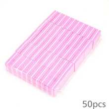 1/10/30/50/100/150/300/500片装迷你指甲抛光块，适用于亚克力指甲和天然指甲，100/180目指甲抛光块，散装指甲抛光块，专业美甲锉