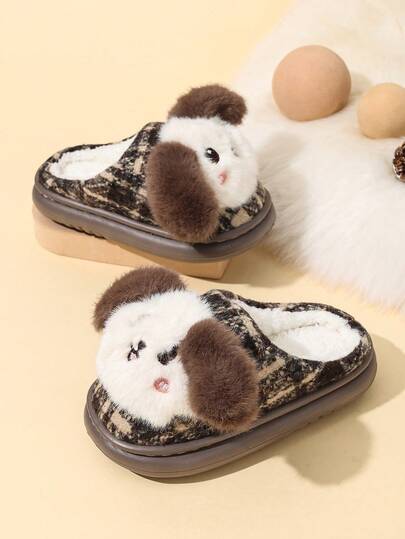 Pantuflas interiores de forro polar ligeras, antideslizantes y resistentes al desgaste para niños, ideales para el invierno