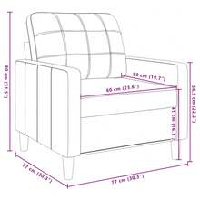 vidaXL 3-Teiliges Sofa-Set Mit Kissen, Dunkelgrauer Samt - Grigio - Visualizzare 9
