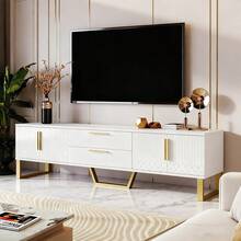 Television Stands & Entertainment Centers - White - View 1