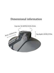 Summer Wide Brim Sun Hat, Outdoor Cycling Sports Fishing Hiking Bucket Hat, Sun Protection - Multicolor - View 9