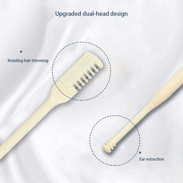 1pc Portable Manual Nose Hair Trimmer Double Head Nose Hair Trimmer Clipper Cutter Nose Hair Removal