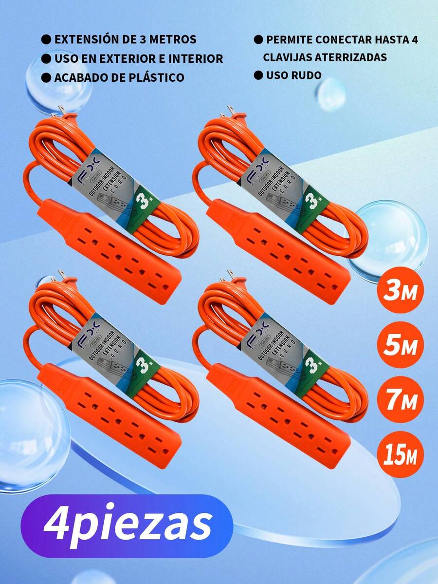 Extension Cords - 4 Pieces - View 1