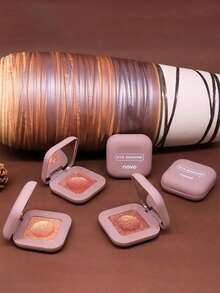 NOVO Sombra de ojos monocromática brillante, de textura cremosa, de larga duración, fácil de aplicar, iluminador, adecuado para uso diario, vacaciones, graduación, fiesta, maquillaje de escenario, festival de música - 01# Hielo y nieve - Ver 9