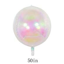 60in/50in/32in/10in Oversized Colorful 4D Balloon, Suitable For Weddings, Birthdays, Anniversaries, Fashion Parties, Back To School, Summer Parties, New Year, Christmas Decorations