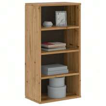 vidaXL Mobiletto ODDA 40x24x79 cm in legno massello di pino - Giallo - Visualizzare 1