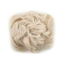 Synthetic LARGE Comb Clip In Curly Hair Extension Chignon Hair Pieces Women Updo Cover Hairpiece Extension Hair Bun