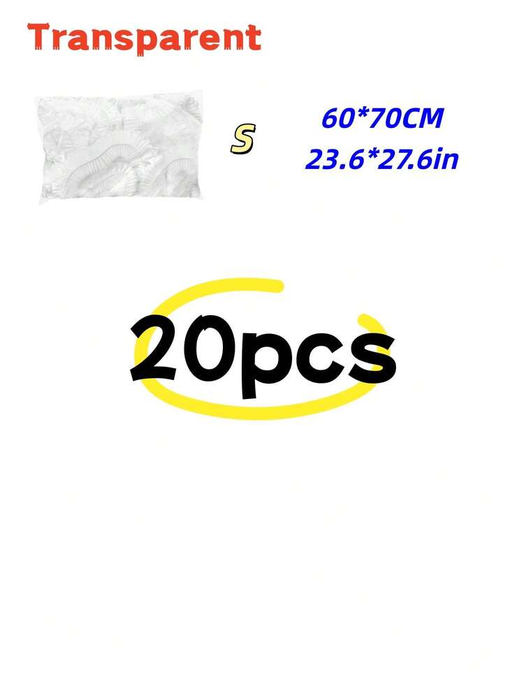 100pcs Large Dust Cover, Household Appliance Dust Cover, Suitable For Fans, Rice Cookers And Other Kitchen Appliances, Suitable For School, Office, Home, Travel, Bags, Storage, - Multicolor - View 13