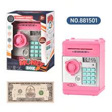 Piggy Banks Money Banks, Automatic Electronic Piggy Bank With Password And Fingerprint Unlocking Simulation, Money Bank Toys For 3 4 5 6 7 8 9 10 Year Old
