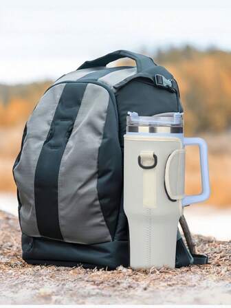 Water Bottle Carry Bag, With Phone Pouch, Suitable For Cup 40/30 Oz (About 40/850.5 Grams, With Adjustable Shoulder Strap And Hand Strap, Water Bottle Accessories, Suitable For Outdoor Camping Shopping Water Bottle Carrying